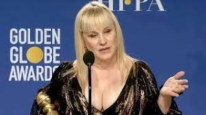 Patricia Arquette The Act Golden Globes 2020 Full Backstage Interview Goldenglobes Et Live Is Here And In 2020 Patricia Arquette Entertainment Tonight Comedians