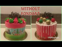 Your email address will not be published. 2 Modern Beautiful Christmas Cake Ideas Without Fondant Christmas Cake Decorating Ideas Youtube