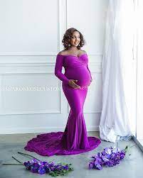Maternity Dress For Baby Showermaternity Gown For Photo Etsy Purple Maternity Dress Long Sleeve Maternity Dress Maternity Long Dress
