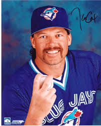 SIGNED photo DANNY COX #1 Toronto Blue Jays