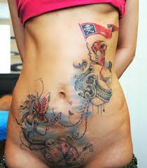 Fantasie Seite Bauch Tattoo Von Mai Tattoo