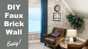 These fake brick wall panels are high on demand and are a staple favorite of architects and interior designers alike. Diy Faux Brick Wall In 3 Easy Steps Youtube