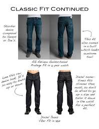 Classic Fit Cont Denim Fit Guide Mens Style Guide Mens