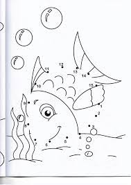 This set of dot to dots for your kids is great to reinforce their counting and fine motor skills. Fish Animal Printable Dot To Dot Connect The Dots Numbers 1 15 Dot To Dot Connect The Dot Printables Bestdrawtutorial