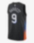 .york knicks city edition swingman jersey celebrates the big apple's famous insomnia with city new york city doesn't sleep. New York Knicks City Edition Nike Nba Swingman Jersey Nike Com