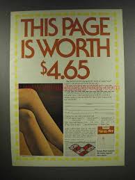 1984 hanes alive support pantyhose ad page is worth