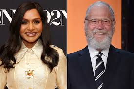 Mindy Kaling recalls producers advising her not to compliment David Letterman: 'He doesn't know what to do with it'