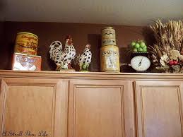 decorating above kitchen cabinets
