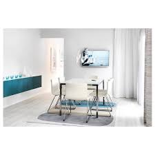 Ikea table end side black (2 pack) lack. Torsby Chrome Plated Glass White Table Ikea