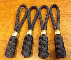Click here for 550 paracord. Zipper Pulls With Brass Plumbing Fittings From The Hardware Store Paracord Zipper Pull Paracord Bracelets Paracord Knots