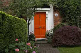 Instead of having two separate doors, you can go with a single larger one. 10 Vibrant Orange Front Doors Houzz Uk
