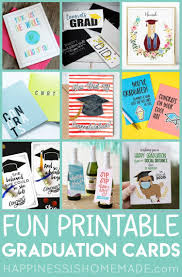 Or, download customizable versions for just $5.00 each. 20 Printable Graduation Cards For 2020 Happiness Is Homemade