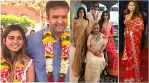 Like quintessential indian wedding, the isha ambani wedding schedule was full of dazzling ceremonies and rituals. Isha Ambani Anand Piramal Wedding From Bachchans To Gauri Khan B Town Celebs Arrive At Antilla To Bless The Couple