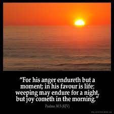 Psalms 30 5 Inspirational Image
