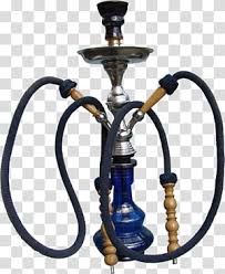 Oriental Blue Gray And Brown Hookah Transparent Background