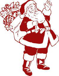 Download Vintage Santa Waving Clipart In Svg Eps Png Etsy