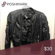Bebe Leather Jacket Jackets Leather Jacket Leather