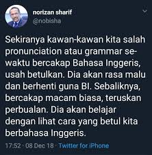 Need the translation of salah guna in english but even don't know the meaning? Malaysia Boleh Jangan Betulkan Kalau Kawan Kita Salah Grammar Pronounciation English Diorang Kredit Norizan Sharif Facebook