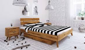 Ce lit à tiroir est parfait à utiliser lorsqu'un ami dort à la maison. Lit Adulte Design Avec Tiroir En Chene Massif Greg