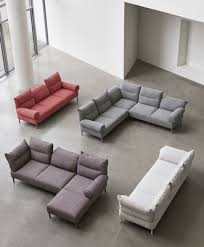 Sofa mit verstellbaren rückenlehnen für eine zwischensitzung oder eine entspannende sitzung. Sofa Pandarine Von Hay Rosa Made In Design