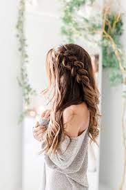 Braided Hairstyle Engagement Hairstyles Braids For Long Hair Engagement Photo Hair