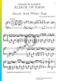 Finished and fabricated in the usa of domestic or imported fabric. Black And White Rag Sheet Music Piano Solo Pdf Download Streaming Oktav