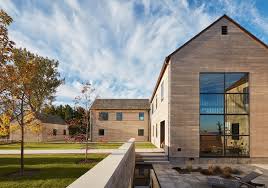 When viewed from the side, three of the rooflines appear to connect in a. Wheeler Kearns Architects Clusters Gabled Units For Lake Michigan House