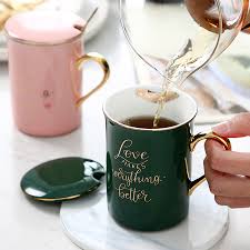 641 results for ceramic mug with lid. Muzity Ceramic Coffee Mug Modern Design Bone China Tea Mug With Lid And Spoon 400ml Love Mugs Drinkware Gift Mugs Aliexpress