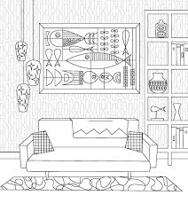 Bed coloring pages are a fun way for kids of all ages to develop creativity, focus, motor skills and color recognition. Furniture Coloring Pages