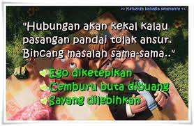 Sesuatu Perhubungan Akan Kekal Bahagia Jika Wujudnya Persefahaman Kejujuran Dan Tolak Ansur Ketepikan Keegoan Masing Masing Dan Elakk Ungkapan Hubungan Cinta