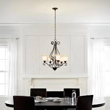 The versatility of chandelier lighting has enabled it to venture out beyond the formal rooms and not only serve as a striking visual centerpiece but as the main source of lighting for most any room. Shop Kichler Camerena Olde Bronze Lighting Collection At Lowes Com