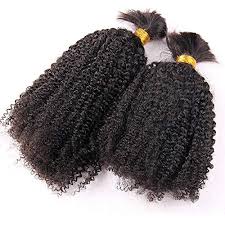 Eve collection 100% human hair braid. Rj Hair Braiding Hair Bulk No Weft Afro Kinky Curly Bulk Hair For Braiding Mongolian Afro Kinky Human Hair 100g Per Bundle 22inch Buy Online In Aruba At Aruba Desertcart Com Productid 58377605