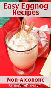 Easy Non Alcoholic Homemade Eggnog Recipes Eggnog Recipe Homemade Homemade Eggnog Eggnog Recipe