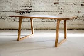 Mid Century Modern Dining Table White Oak Scandinavian Table Inspiracia