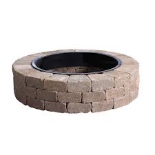 Types of fire bricks available at home depot include porcelain and ceramic bricks. Reviews For Anchor Weston 52 In X 12 In Northwoods Tan Round Concrete Fire Pit Kit With Metal Liner 70300879 The Home Depot