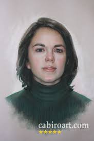 Retrato por encargo al pastel