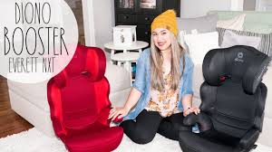 Diono Booster Seat Review Red Black Everett Nxt Youtube