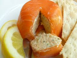 In separate bowl whip cream to thicken then fold into salmon. Salmon Mousse Recipe