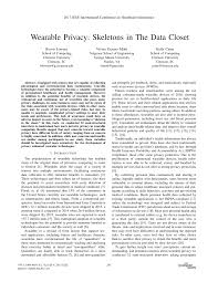 We did not find results for: Pdf Wearable Privacy Skeletons In The Data Closet