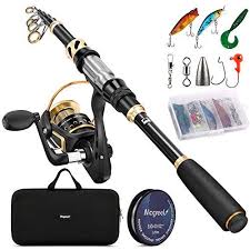 Magreel Canne Telescopiques Kit De Canne A Peche Moulinet Ligne De Peche Leurre Crochet Pour Peche A Coup En Canne A Peche Peche Leurre Vetements De Randonnee