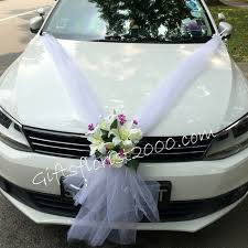 Bridal Car Decoration 28 Lily Roses Silk Flowers 28 Wedding Car Decorations Bridal Car Car Decor