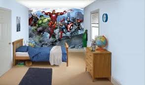 Avengers Bedroom In A Box By Walltastic Wallpaper Direct Box Bedroom Platform Bedroom Sets Avengers Bedroom