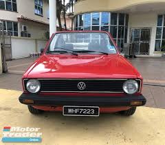 Pickles is a family owned business. Rm 43 000 1978 Volkswagen Golf Mk1 1 6 Cabriolet