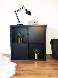 Schwarzer Kallax Einsatz Ikeahack Stufenlos Im Regalfach Zu Verschieben Black Beauty Ikea Furniture Decor Ikea