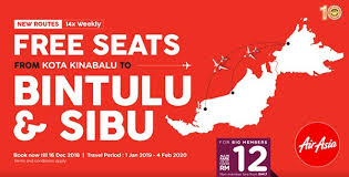 Most direct flights leave around 16:35 myt. Airasia Free Seats Promo From Kota Kinabalu Free Seats Promotion
