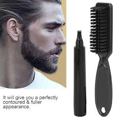 Mini Beard Pen Filler Kit for Men Beard Brush Long Lasting Waterproof Beard  Filling Pen Portable Exquisite for Household Travel Makeup(Black with Box)  : Amazon.se: Beauty