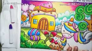 Simbol kemurnian, kekuatan dan sihir. Cara Mewarnai Gradasi Crayon Unicorn In The Candyland How To Draw Unicorn Youtube