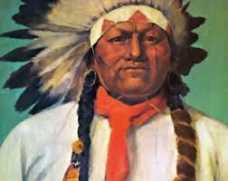 Vintage Native American Print