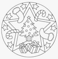 A little christmas coloring book, containing 25 christmas and new year mandalas beautiful: Mandalas Para Pintar Mandala Coloring Pages Christmas Coloring Pages Christmas Mandala