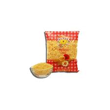 Each piece of pasta is molded into the shape of a letter of the alphabet. Alphabet Noodles
